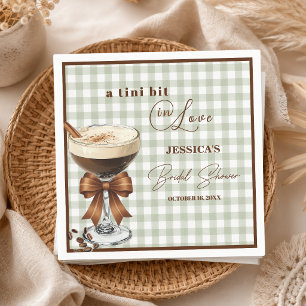 Serviette En Papier Un Tout Petit Peu Amoureux Espresso Martini Enterr