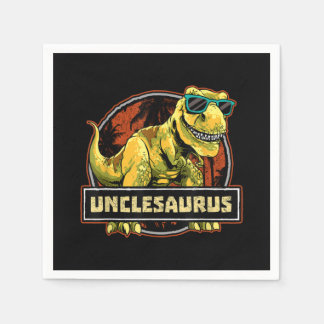 Serviette En Papier Unclesaurus T rex Uncle Saurus Dinosaur