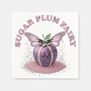 Serviette En Papier Une Fée de la Prune à Sucre