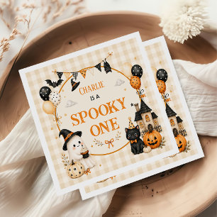 Serviette En Papier Une fille fantôme pour un 1er anniversaire Hallowe