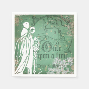 Serviette En Papier Une fois sur un papier Mariage temps