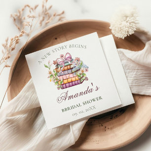 Serviette En Papier Une nouvelle Fête des mariées de livre de chapitre