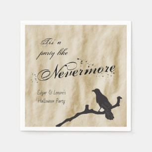 Serviette En Papier Une partie de Tis aiment plus jamais Raven