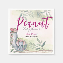 Serviette En Papier Une petite cacahuète est en route