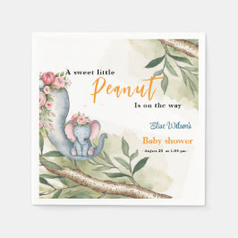 Serviette En Papier Une petite cacahuète est en route