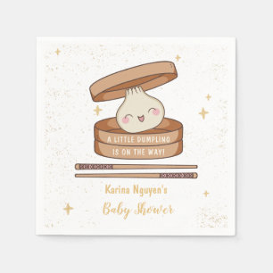 Serviette En Papier Une Petite Invitation De Baby shower En Doublure