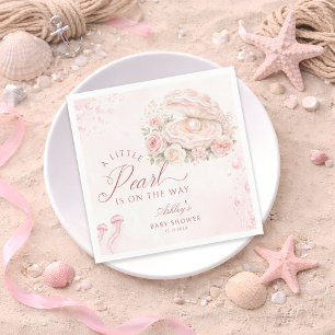 Serviette En Papier Une petite perle sous la douche pour bébé