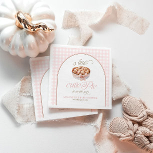 Serviette En Papier Une petite tarte mignonne personnalisée pour Baby