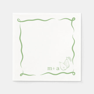 Serviette En Papier Une poire parfaite - Napkin