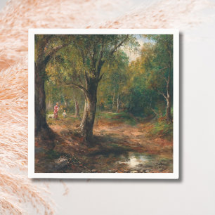 Serviette En Papier Une promenade dans la forêt – Emil Barbarini