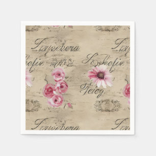 Serviette En Papier Une série de design éphémère français 20