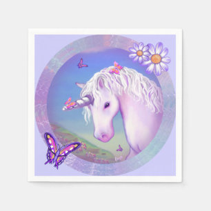 Serviette En Papier Une serviette Paradise Violette