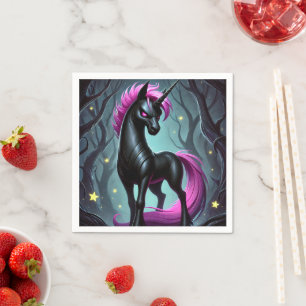Serviette En Papier Unicorne en colère