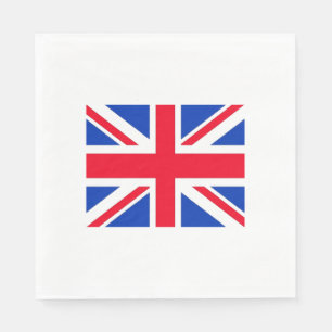 Serviette En Papier Union Jack Drapeau Londres Thème Partie Papier ser