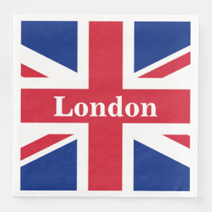 Serviette En Papier Union Jack London ~ Drapeau britannique