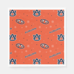 Serviette En Papier Université d'Auburn   Motif de vacances