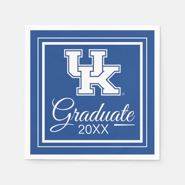 Serviette En Papier Université du Kentucky | Graduation (Devant)