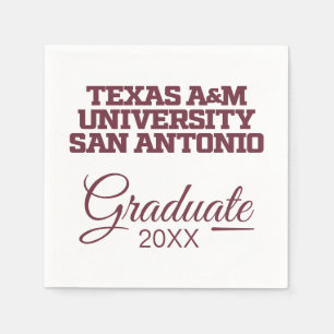 Serviette En Papier Université Texas A&M de San Antonio