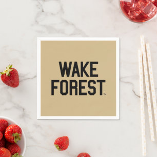 Serviette En Papier Université Wake Forest Wake Forest
