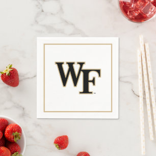 Serviette En Papier Université Wake Forest WF