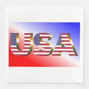 SERVIETTE EN PAPIER USA