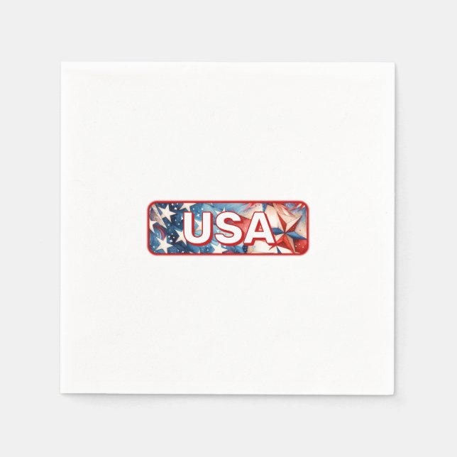 SERVIETTE EN PAPIER USA (Devant)