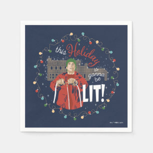 Serviette En Papier Vacances de Noël Ce jour férié va être illum