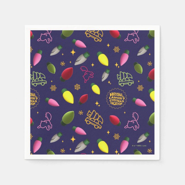 Serviette En Papier Vacances de Noël | Motif de vacances (Devant)