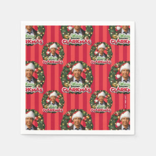 Serviette En Papier Vacances Noël   Merry Clarkmas Motif