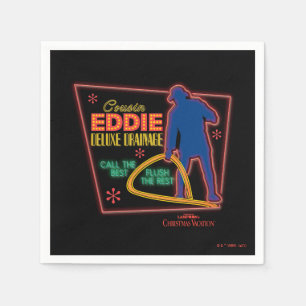 Serviette En Papier Vacances Noël   Symbole Cousin Eddie Neon