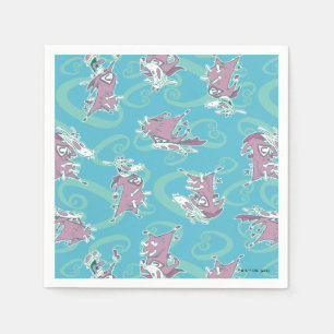 Serviette En Papier Vache et poulet Super Vache Motif