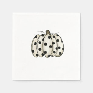 Serviette En Papier Vache Imprimer Citrouille Thanksgiving Automne Bov