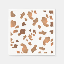 Serviette En Papier Vache Imprimer fête d'anniversaire
