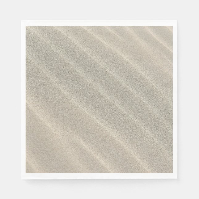 Serviette En Papier Vagues de sable (Devant)
