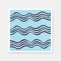 Vagues papier serviette