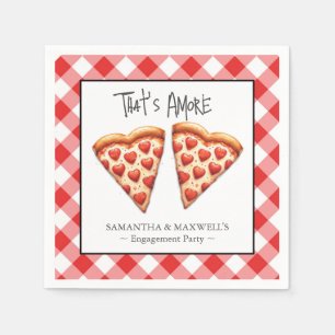 Serviette En Papier Vaisselle italienne Pizza Party