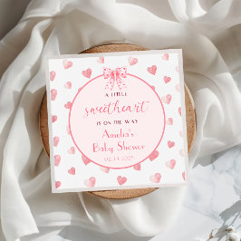 Serviette En Papier Valentine Sweetheart Baby shower papier Napkin