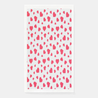 Serviette En Papier valentine's jour vente sans soudure coeur motif Ma