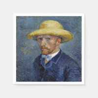 Van Gogh - Autoportrait avec Casquette paille