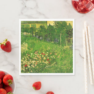 Serviette En Papier Van Gogh - Le jardin de Daubigny,