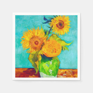 Serviette En Papier Van Gogh Sunflowers