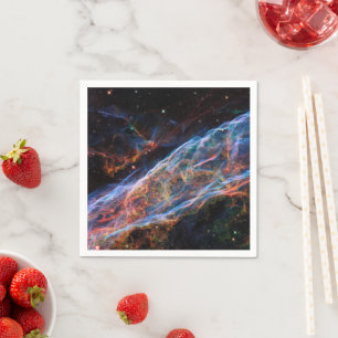 Serviette En Papier Veil Nebula Supernova Reste Télescope Hubble