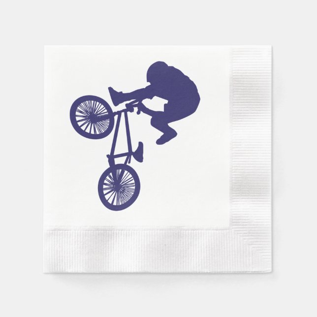 Serviette En Papier Vélo BMX (Devant)