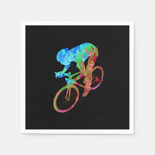 Serviette En Papier Vélo Vélo VTT Vélo Vélo Vélo Cadeau (Devant)