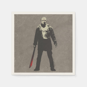 Serviette En Papier Vendredi 13 Jason Voorhees Caractère Art