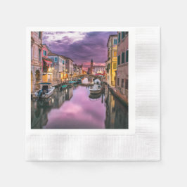Serviette En Papier Venise, Italie