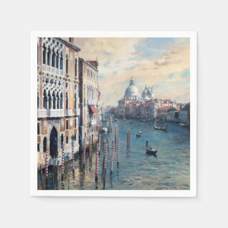 Serviette En Papier Venise Opale