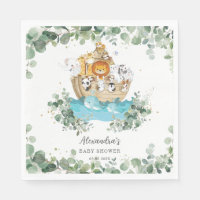 Verdure Noah's Ark Cute Animaux Bébé Anniversaire