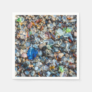 Serviette En Papier Verre de mer étincelant