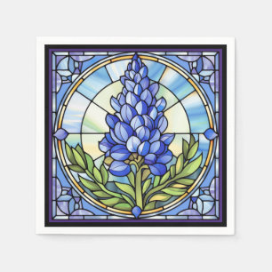 Serviette En Papier Verre texan Bluebonnet